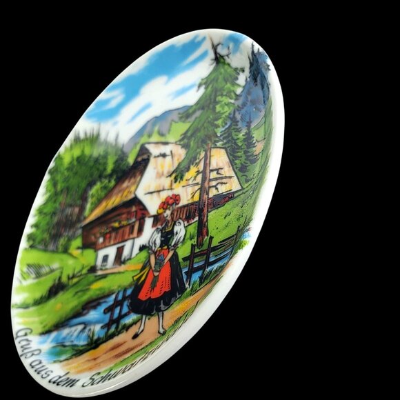 Vintage German Kleiber Bavaria 4 Inch Tinket Plate Grub aus dem Schwarzwald - Picture 6 of 9
